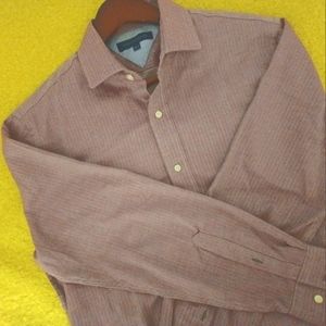 Tommy Hilfiger Striped Pink Dress Shirt
